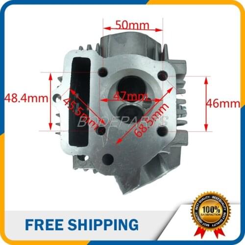 Universal 110cc Aircooled Cylinder Head For 110cc Off-road Automatic Wave Automatic Clutch 3+1 Reverse Gear Engine Free Shipping