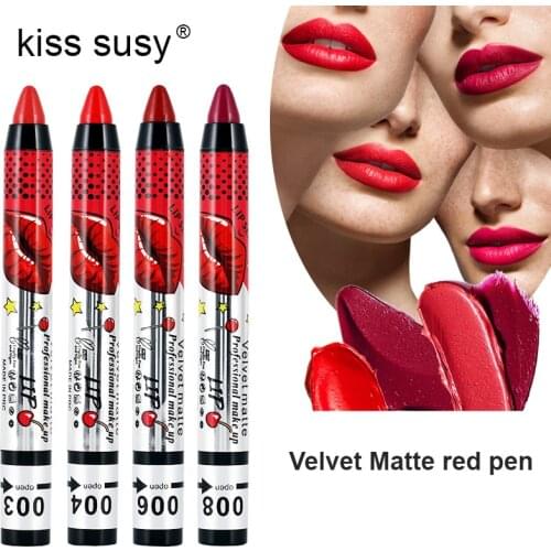 Waterproof Sweat-proof 13 Colors Lip Gloss Velvet Matte Lipstick Full Color Makeup Women Long-lasting Korean Cosmetics TSLM1