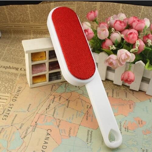 High quality 300PCS/lot Clothes Dusting Static Brush Two-sided Hair Remover Tearing Cleaning Tool