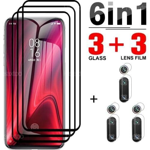 6-in-1 Tempered Glass For Xiaomi Redmi K20 K20 Pro Screen Protector For Xiaomi Redmi Note 4 5 Go Note 9T 5G S2 Camera Lens Film