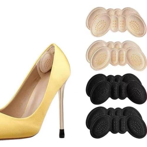 2pcs Women Shoes High Heels Inserts Protector Adhesive Heel Liner Grips Sticker Pain Relief Foot Care Inserts