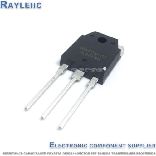 10PCS NEW Original 40N60NPFD TO-3P SGT40N60NPFD TO3P 40A 600V IGBT Single Power Tube For Inverter Welding Machine In Stock