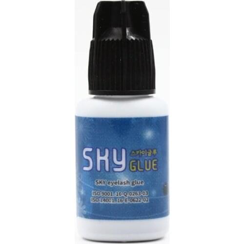 5ml Korea Sky Glue for Eyelash Extension 1-2s Fast Drying Professional Eyelashes Glue Last Over 6 Weeks