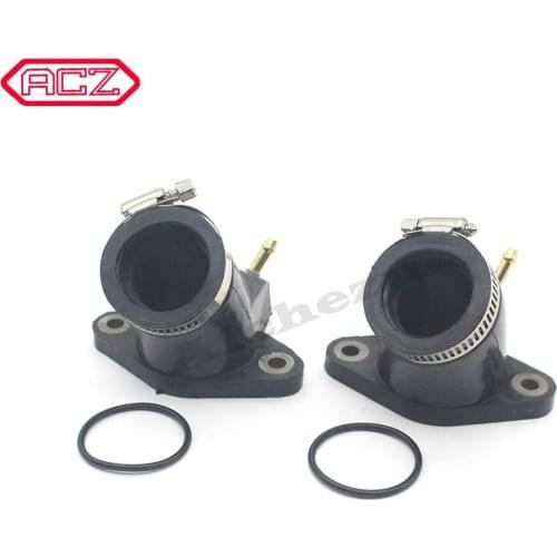 ACZ Motorcycle 2pcs Carburetors Interface Carburetor Pad Intake outlet Manifold For Yamaha XVS400 XVS650 Dragstar/V-star400 650