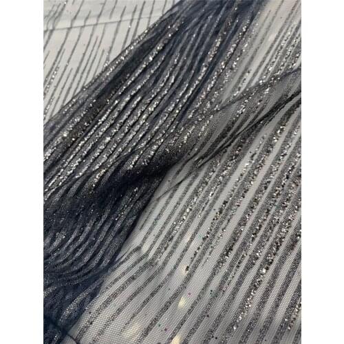 African Tulle Fabric Of Sewing Dress Mesh Lace Glitter Fabric For Diy Wedding And Christmas Decoration