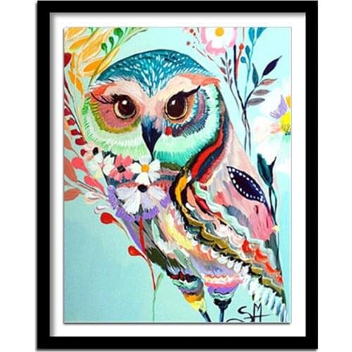 Diamant painting 5d diy diamond painting square Diamond embroidery animals owl diamond round pictures of rhinestones