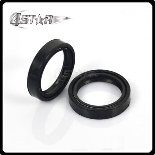 Shock Absorber Fork Dust Oil Seals For EN500 ZX636 ER650 EX650 ZR750 ZG1000 Motorcycle Racing Street Bike