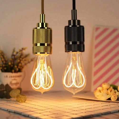 Antique LED bulbs Creative Soft light Love heart AC85-265V Decorative lamp Spherical warm light Personalized retro lamp E27 4W