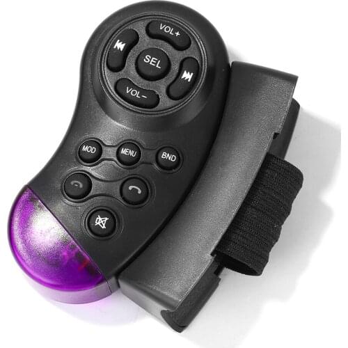 VODOOL Car Steering Wheel Remote Control for Car Radio CD VCD DVD Player Head Unit AAA Battery Operated 11 Buttons Wireless