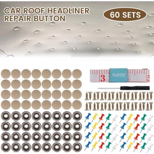 Car Interior Ceiling Cloth Fixing Screw Car Roof Fixed Snap Rivets Retainer Automotive Headliner Repair Buckle Rivets Retainer