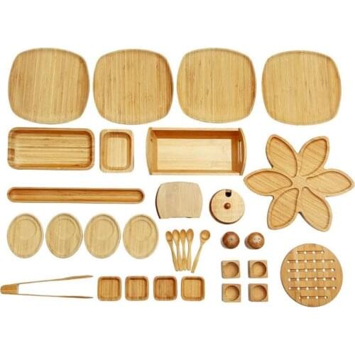 Bambum B2667 Ikon-33 Pcs Breakfast Set, Brown
