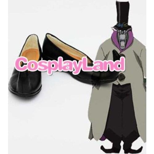 D Gray-Man The Eanl of Millennium Cosplay Boots Shoes Anime Halloween Party Cosplay Show Boots Custom Made for Adult Men Shoes