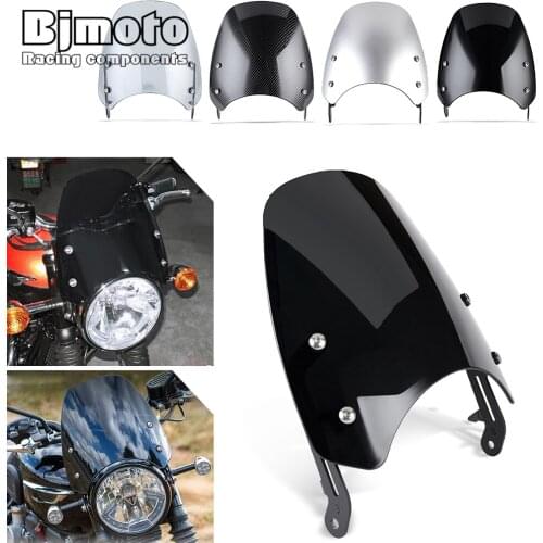 Motorcycle Windshield Windscreen Air Wind Deflector For Bonneville 2001-2017 Bonneville T100 T120 Thruxton 900 2003-2015