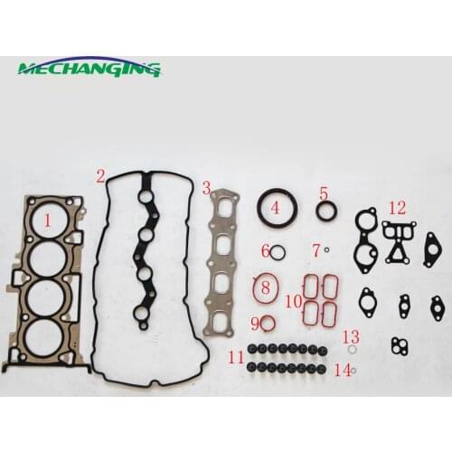 For MITSUBISHI LANCER 1.8L 16V 4B10 4B11 METAL Full Set Automotive Spare Parts Engine Seal Gasket 1000B334