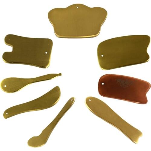 Guasha Board Skin Scraping Copper Guasha Board Massage Guasha Board Gua Sha Massage Board Scraping Plate
