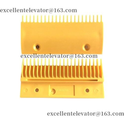DSA2001489-M 22T Plastic Comb Plate L199mm W93.5mm Hole Space 119mm Use for LG-Sigma Escalator 1 Pack=5 Pieces