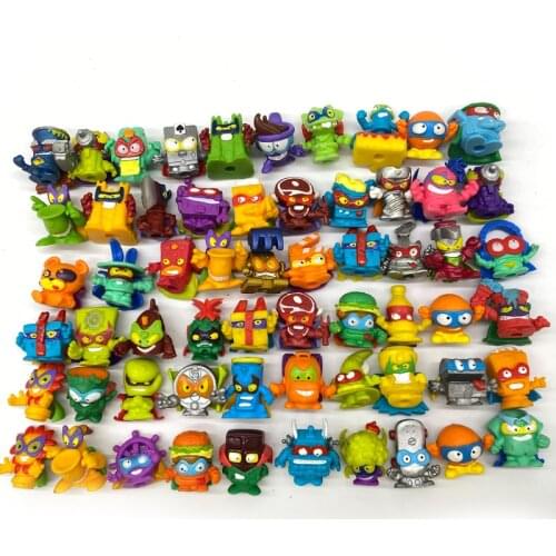 Superzings Action Figures 3CM Super Zings Garbage Truck Toy Trash Collection Model Kids Gift Toys 10-50pcs