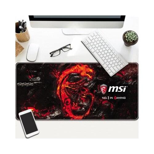 80*30cm Gaming Mouse Pad Large XL Dragon Logo Computer Mousepad XXL Rubber Desk Mat for Laptop for LOL Dota 2