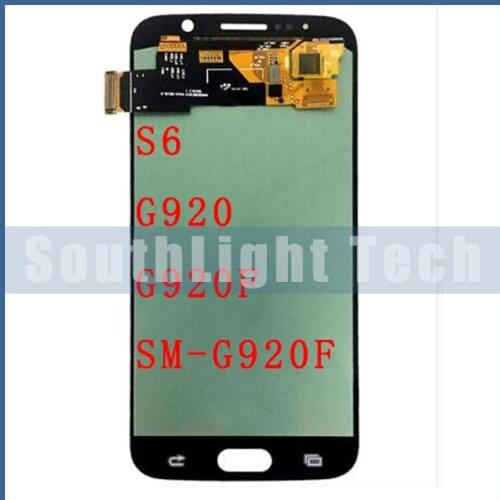 Grade AAA+++ Super Amoled For Samsung Galaxy S6 G920 G920F G920A G920T LCD Screen Display with Touch Screen Digitizer
