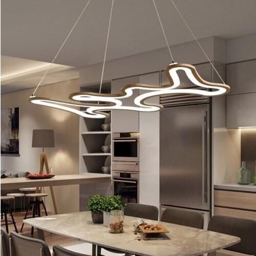 Post-modernity chandelier creative minimalist Arctic light acrylic restaurant chandelier lighting fixture led lamps home lamp