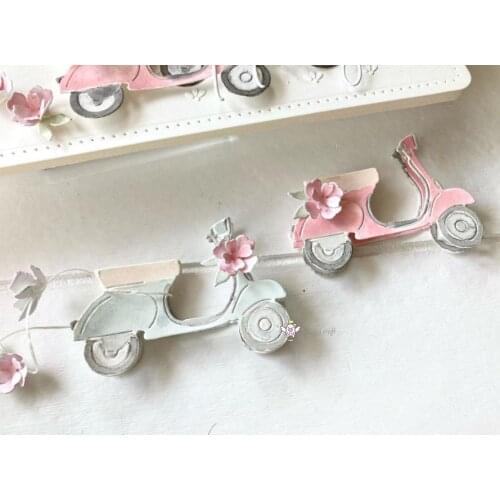 Mmao Crafts Metal Steel Cutting Dies Electric car decoration Stencil For DIY Scrapbooking Paper/photo Cards Embossing Dies