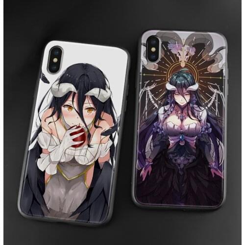 Albedo Overlord anime For iPhone 6 6s 7 8 Plus X XR XS 11 12 mini Pro Max soft silicone Phone case cover shell