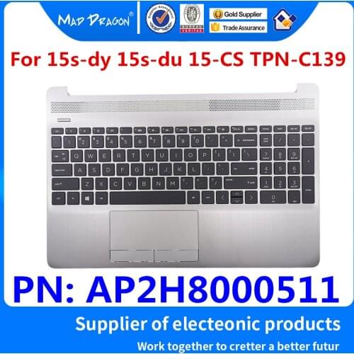 New original Laptops Palmrest Upper Cover Case C shell Silver For HP 15s-dy 15s-du 15-CS 15-du0048tu FPW50 TPN-C139 AP2H8000511