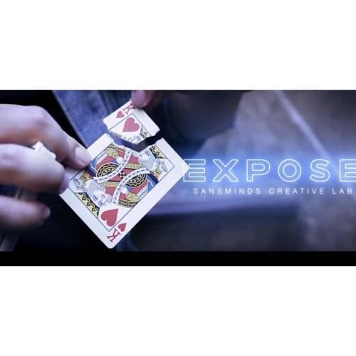 2020 New Arrivals Expose (Gimmicks) by SansMinds Creative Labs Magic Tricks Card Magic and Trick Decks Beginner Magic Props Fun