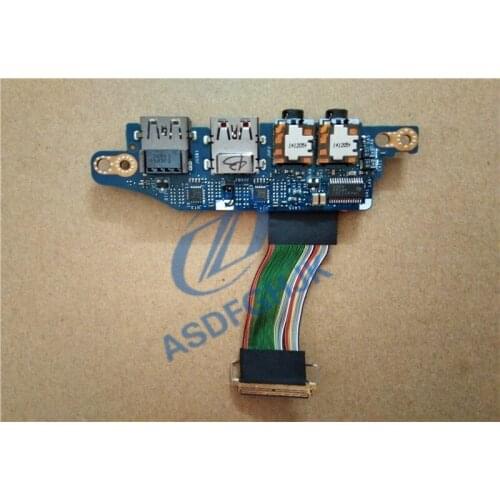 New original FOR DELL FOR Alienware 17 R2 USB Audio Circuit Board & cable 4RWN1 04RWN1 DC02C009C00 LS-B758P 100% Test ok