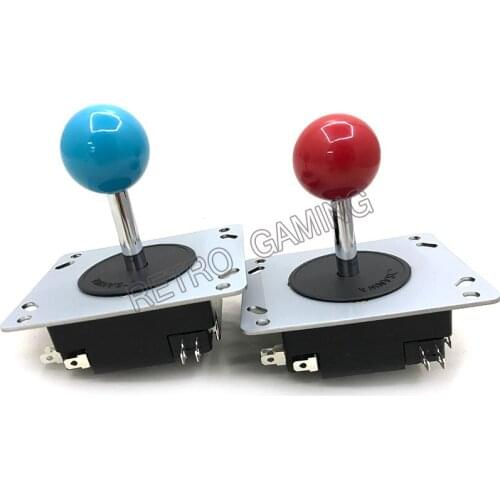 2pcs Official Original Sanwa Joystick JLW-TM-8 with 35mm top ball 4 way / 8 way rocker for arcade cabinet Pandora game machine