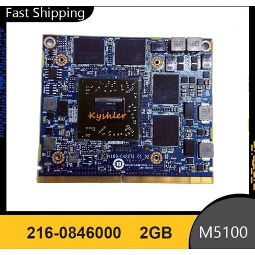 Original M5100 216-0846000 2GB Graphic Card Video Card 109-C42271-01_02 For Laptop HP EliteBook 8570W 8770W Fully Tested