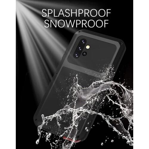 Original LOVE MEI Powerful Case For Samsung Galaxy A52 Metal Armor Shock Dirt Proof Water Phone Case For Samsung A52