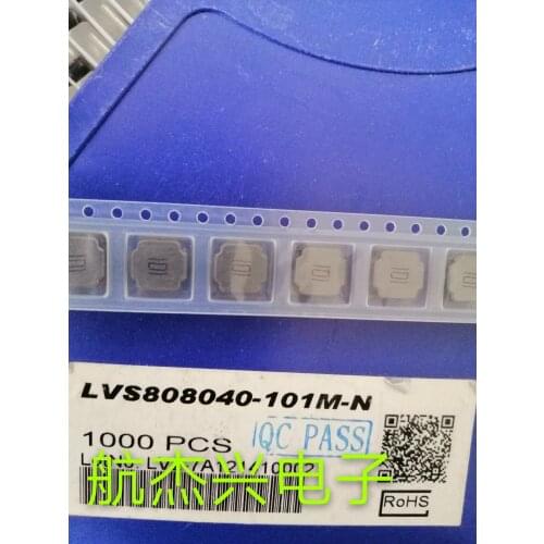 Original New 100% LVS808040-101M-N 8.0*8.0*4.0M 8040 100UH SMD high-power I-shaped inductor