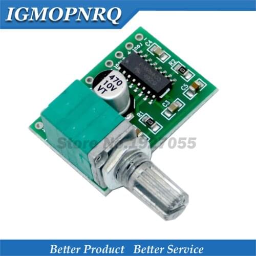 PAM8403 5V Power Audio Amplifier Board 2 Channel 3W W Volume Control / USB Power