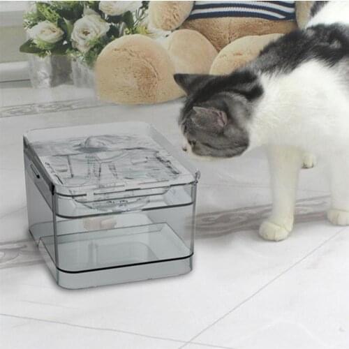 Transparent Intelligent Induction Pet Water Dispense Pet Fountain Cat Water Fountain Dog Water Dispenser Pet Water Fountain