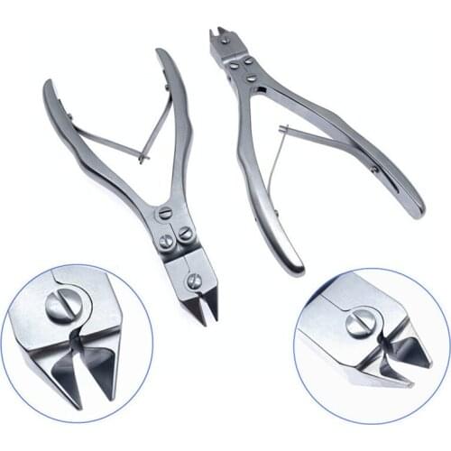 Orthopedic titanium cage shear cutter titanium mesh scissors double joint steel wire cutter Veterinary Instruments