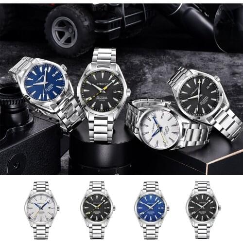 Luxury top brand Corgeut 41mm men clock miyota 8215 Automatic calendar date Mechanical Sapphire Glass business men wristwatch