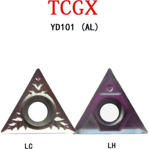 TCGX TCGX090204-LC YD101 TCGX110202-LH YD101 TCGX110204 TCGX110208 TCGX16T304 TCGX16T308 CNC Turning Inserts For Cutter Tools