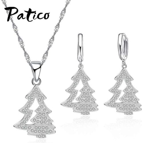 Gorgeous Aesthetic Gift 925 Sterling Silver Fashion Tree Cubic Zirconia Latest Pendant Necklace For Fashion Women