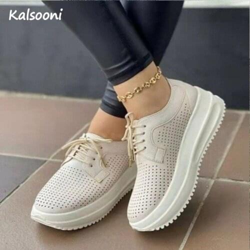 Kalsooni Women Shoes Thick sole Casual shoes Mesh upper Sports Shoes