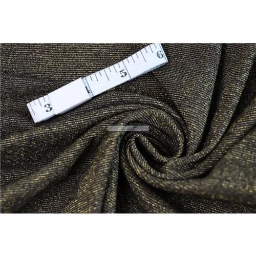 Golden color, embroidered and high elastic force, , and bright fabric