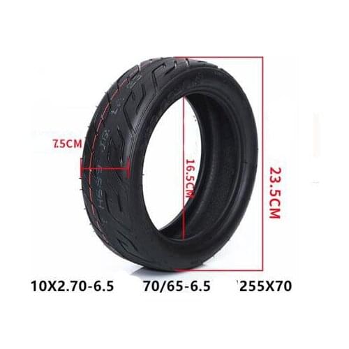 10X2.70-6.5 70/65-6.5 Balance Bike Electric Scooter Wheel Tubeless Tire Tyre