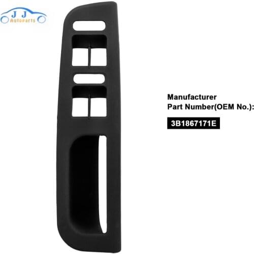3B1867171E Black Window Switch Control Panel Trim For Volkswagen Passat J etta Golf MK4 3B1867171