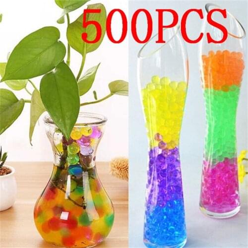 500PCS/ 5bag polychromatic crystal mud crystal earth sponge crystal beads colored pottery bubble beads soilless culture