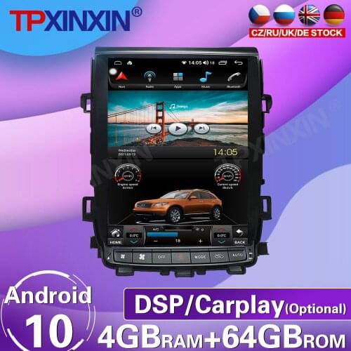 64G For Toyota Alphard A20 2007 - 2013 Android 10 Tesla Screen Car Radio Tape Recorder Multimedia Player GPS Navigation Carplay