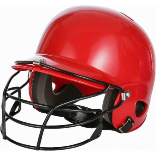Baseball Helmet Cushion inside Light Breathable Adjustable for Kids Adults High Density ABS PC Mixture Head Face Eyes Protecting