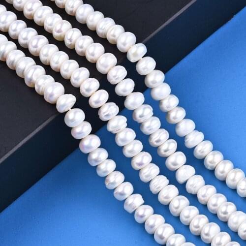Natural Freshwater Cultured Pearls Beads Oval Pearl Beads Strands for Jewelry Making DIY Bracelet Necklace Accessories