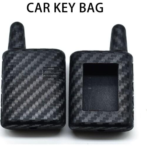 Car Key Bag Cover Case Alarm LCD Remote Control For Russian Vehicle Scher-Khan Magicar A B Scher Khan Two Way Car Accessories