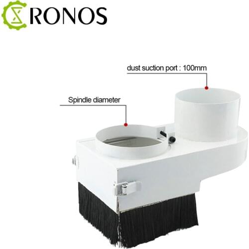 CNC Dust Collector Dust Cover Brush 65mm-100mm Diameter For CNC Engraving Machine Milling Machine Router Woodworking Tools