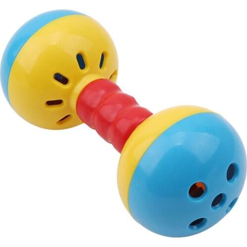 Baby Rattles Safe Shaking Bell Toys Infant Rattle Baby Newborn Toy Intelligence Plastic Hand Bell Toy Education Toys Toddles